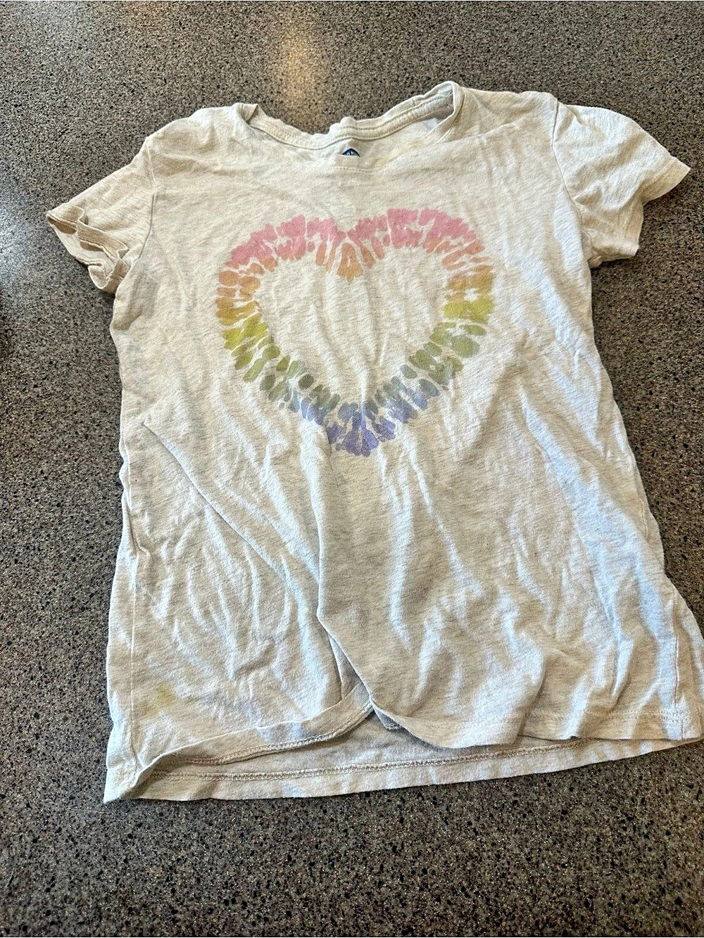 Old Navy Girls Tie-Dye Graphic Tee Size Medium